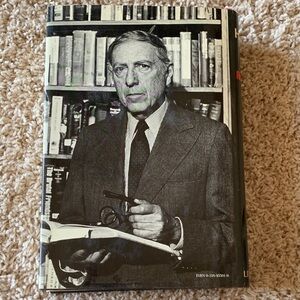 Vintage Hardcover Book with Black and White Cover